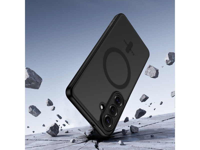 Tech-Protect BasicMag MagSafe Case for Samsung Galaxy S26+ - Clear Black