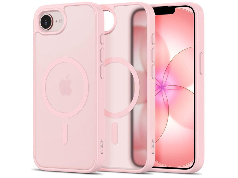 Tech-Protect BasicMag MagSafe Case for iPhone 16e / 17e - Pink Matte