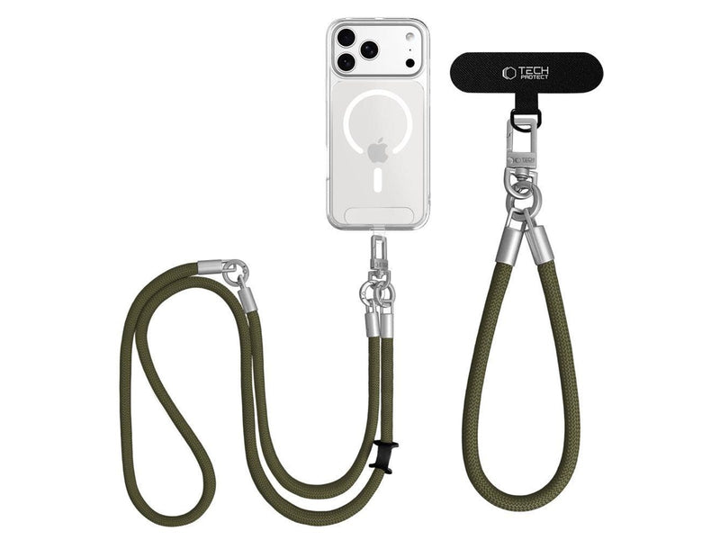 Tech-Protect C10S Rope Phone Lanyard - Green