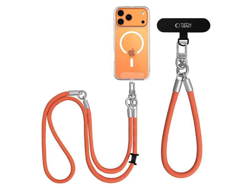Tech-Protect  C10S Rope Phone Lanyard - Orange