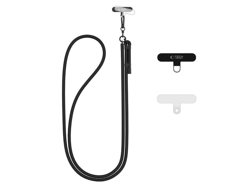 Tech-Protect C1S Rope Crossbody Strap - Black