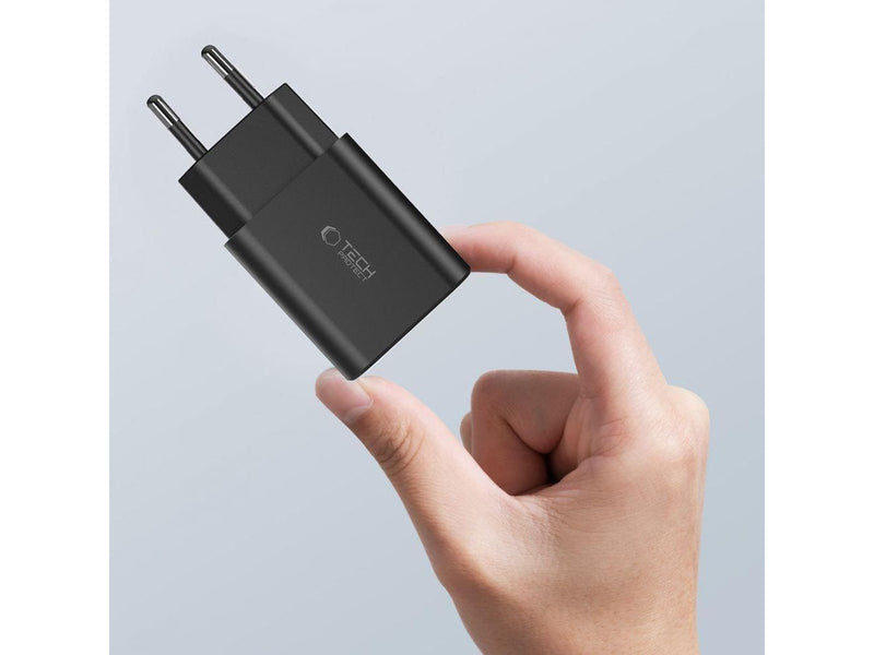 Tech-Protect C35W AC Charger 2x USB-C PD 35W with USB-C / USB-C cable - white