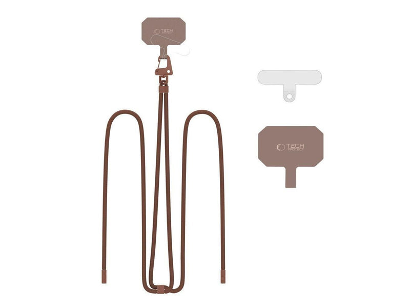 Tech-Protect  C5S Rope Crossbody Strap - Brown