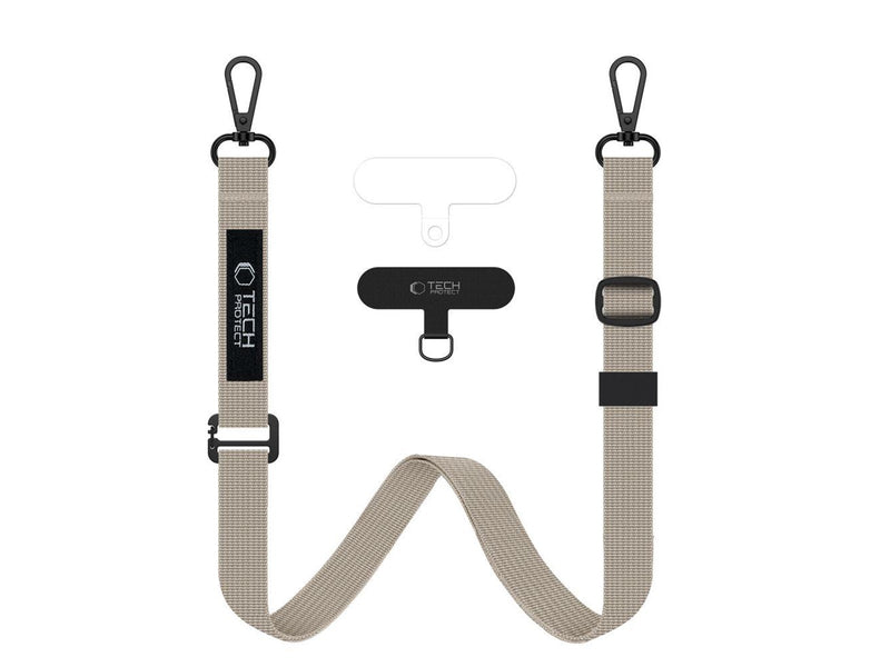 Tech-Protect C65 Rope Crossbody Leash - Beige