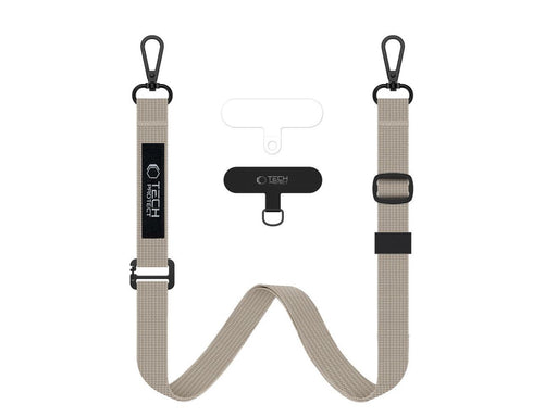 Tech-Protect C65 Rope Crossbody Leash - Beige