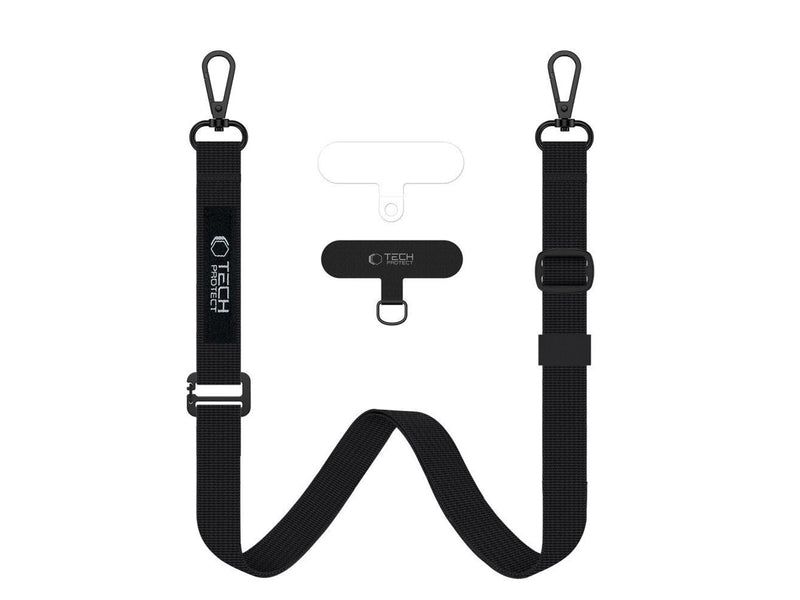 Tech-Protect C65 Rope Crossbody Leash - Black