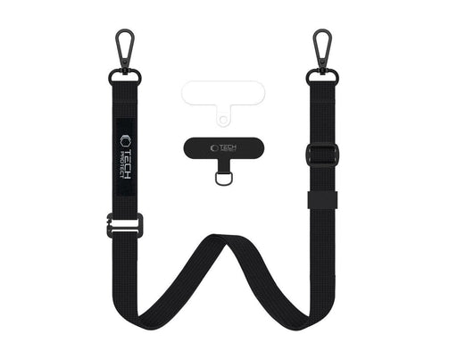 Tech-Protect C65 Rope Crossbody Leash - Black
