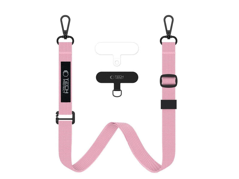 Tech-Protect  C65 Rope Crossbody Leash - Pink