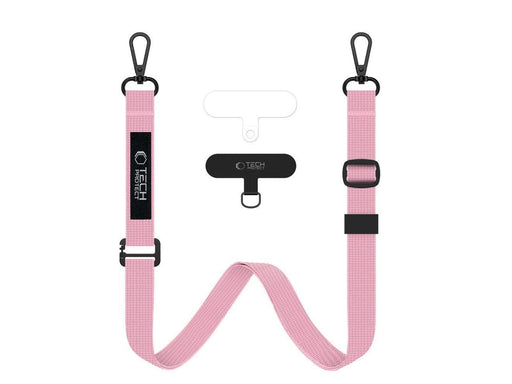 Tech-Protect  C65 Rope Crossbody Leash - Pink