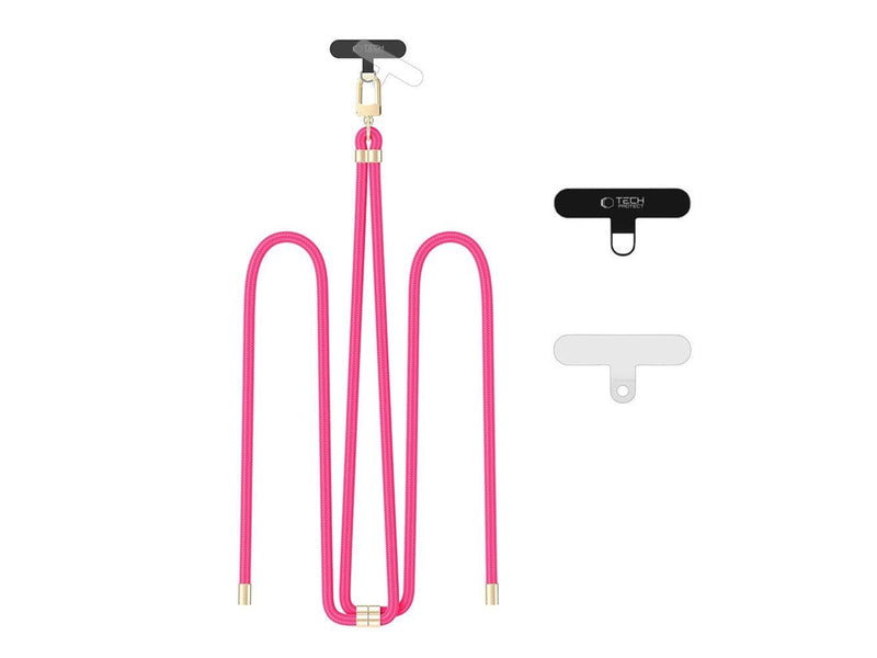 Tech-Protect C7S Rope Crossbody Strap - Pink