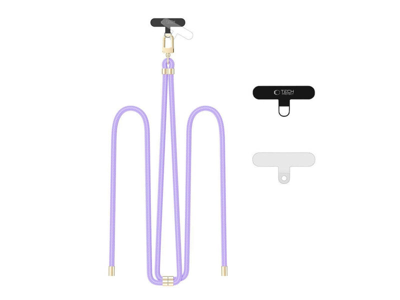 Tech-Protect C7S Rope Crossbody Strap - Purple