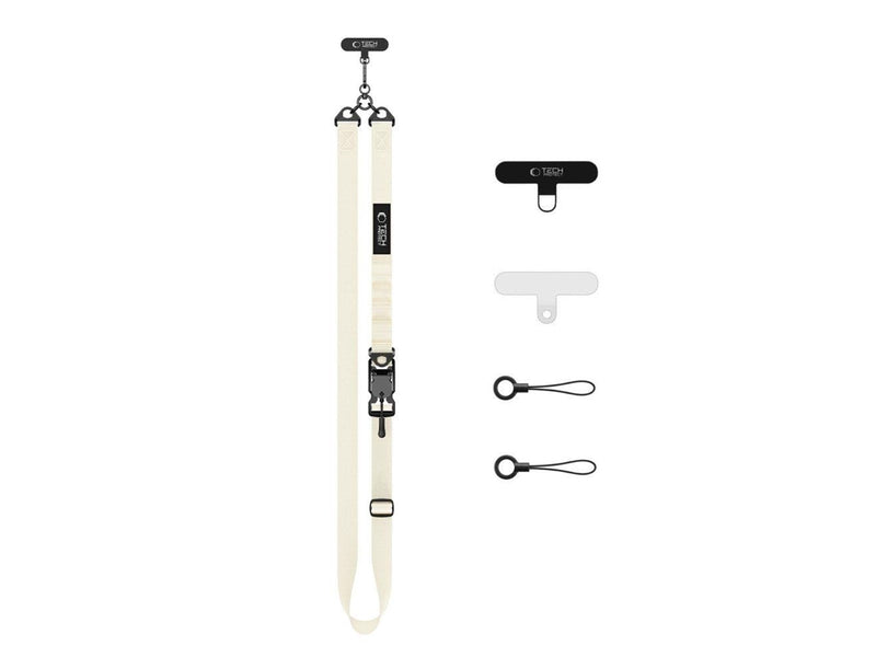 Tech-Protect C9S Rope Crossbody Phone Lanyard - Beige