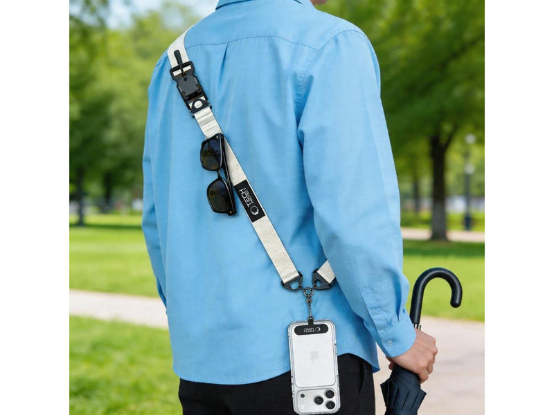 Tech-Protect C9S Rope Crossbody Phone Lanyard - Beige