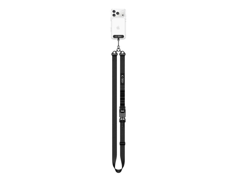 Tech-Protect  C9S Rope Crossbody Phone Lanyard - Black