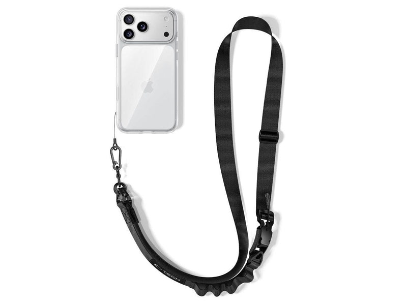 Tech-Protect  C9S Rope Crossbody Phone Lanyard - Black