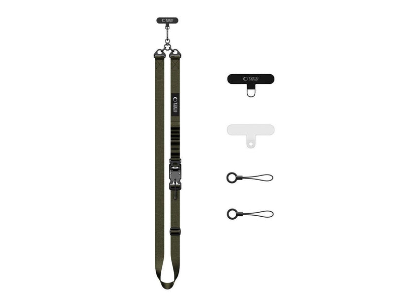 Tech-Protect C9S Rope Crossbody Phone Lanyard - Green