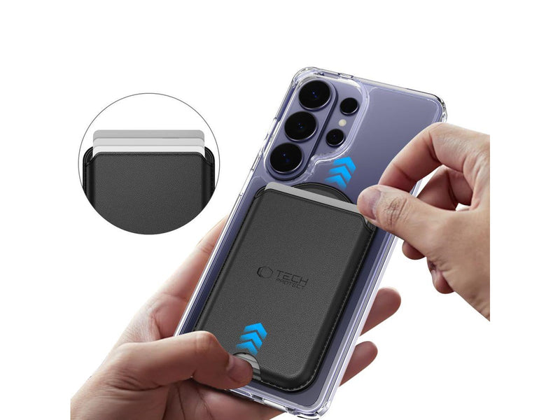 Tech-Protect CH02 MagWallet MagSafe Magnetic Wallet for Phone - Black