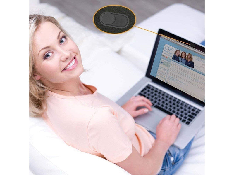 Tech-Protect  Cam Fit+ 3-pack Cover for Laptop Camera - Black