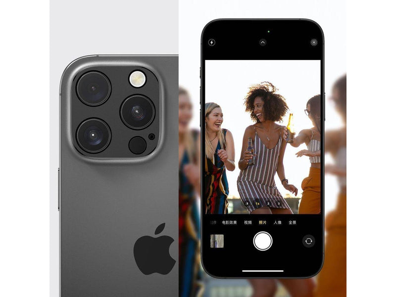 Tech-Protect Camalloy Fit+ Camera Cover for iPhone 17 Pro Max - Orange