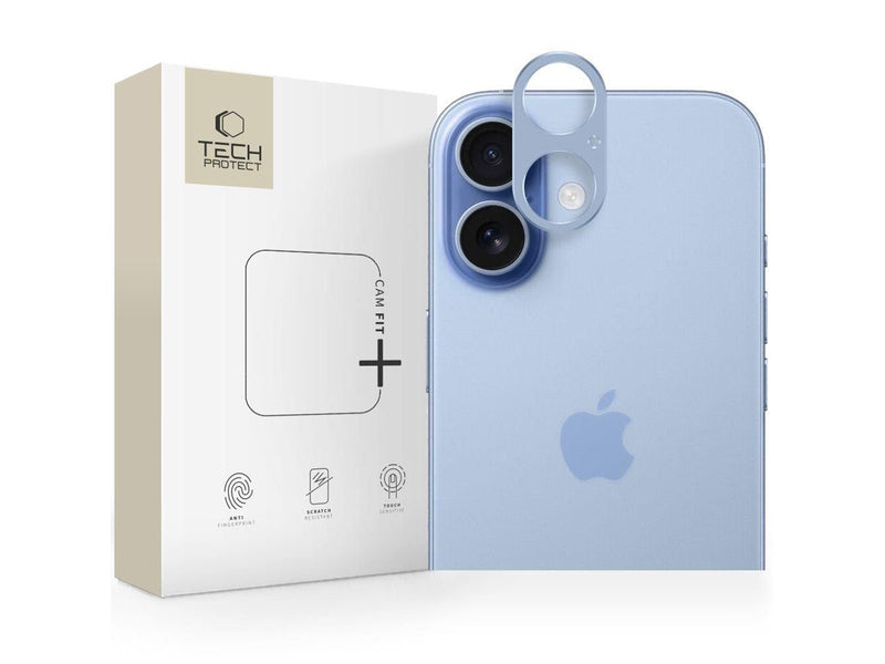 Tech-Protect Camalloy Fit+ Camera Glass for iPhone 17 - Blue