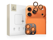 Tech-Protect  Camring Fit+ Camera Cover for iPhone 14 Pro / Max / 15 Pro / Max / 16 Pro / Max / 17 Pro / Max - Orange