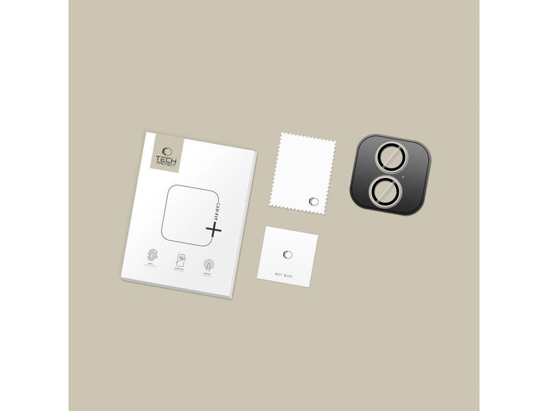 Tech-Protect Camring Fit+ Camera Cover for iPhone 17 - Transparent