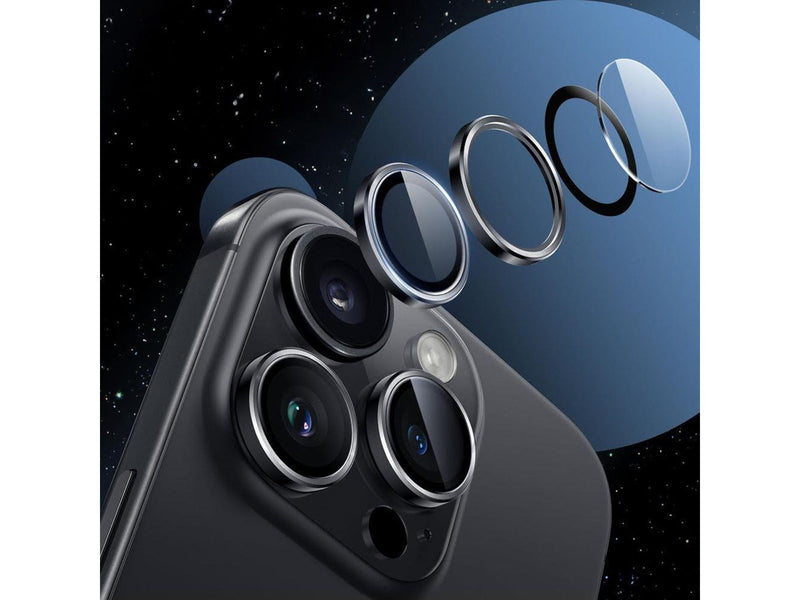 Tech-Protect Camring Fit+ Lens Cap for iPhone 16e / 17e - Transparent