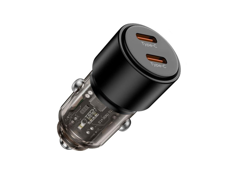Tech-Protect Car Charger CC03 2-Ports PD100W - Black