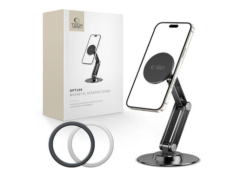 Tech-Protect DPT100 Magnetic MagSafe Desk Phone Holder - Black