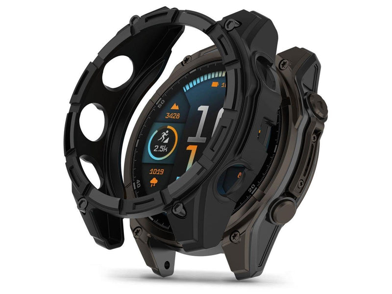 Tech-Protect Defense Air Case for Garmin Fenix 8 47 mm - Black