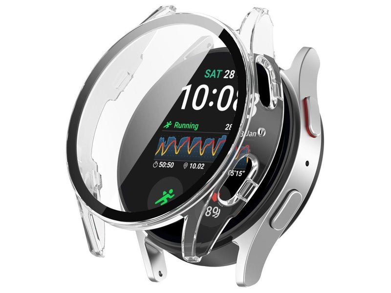 Tech-Protect Defense360 Case for Samsung Galaxy Watch 7 (40mm) - Transparent