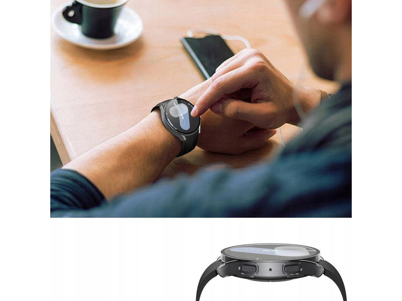 Tech-Protect Defense360 Case for Samsung Galaxy Watch 7 (40mm) - Transparent