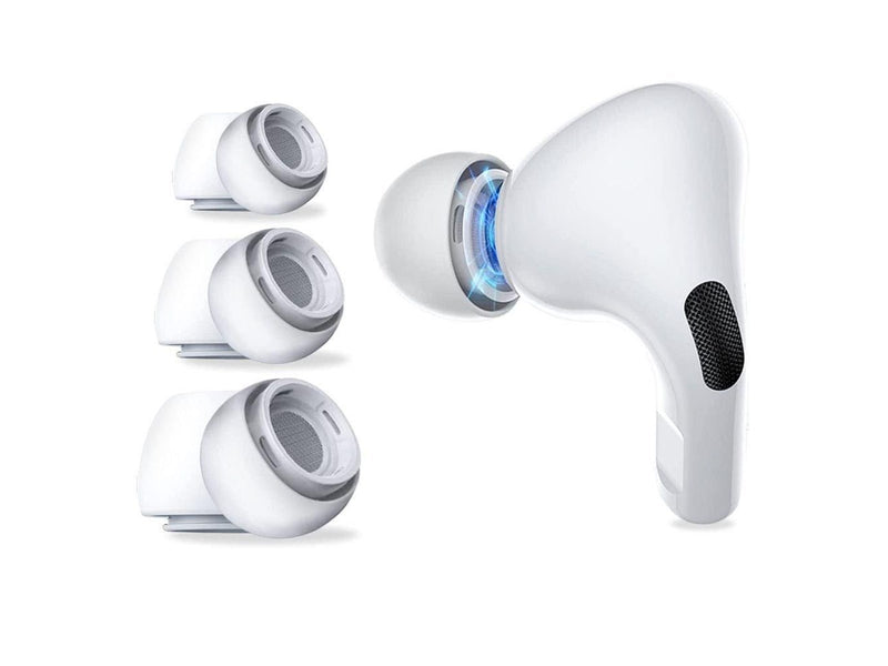 Tech-Protect  Ear Tips for AirPods Pro 1/2 in sizes S/M/L - White (3 pcs)