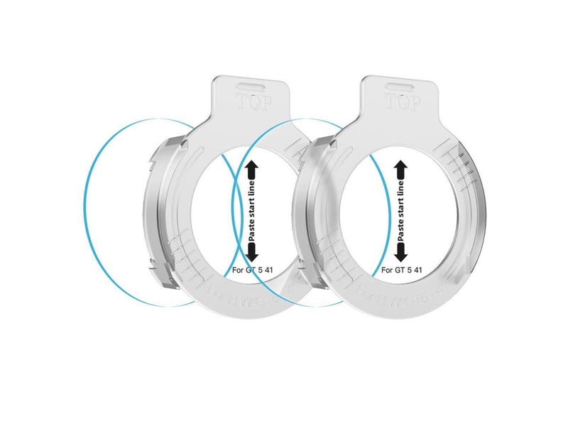 Tech-Protect Easy Set+ 2-pack Tempered Glass for Huawei Watch GT 5 41 mm - Clear