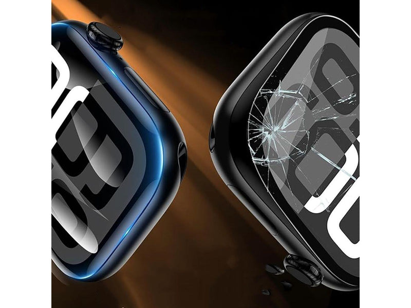 Tech-Protect  Easy Set Flex+ 3-Pack Tempered Glass for Apple Watch 44mm - Black