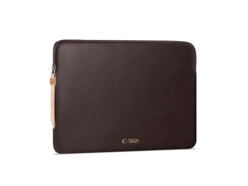 Tech-Protect Fleece Laptop Bag 13-14" - Brown
