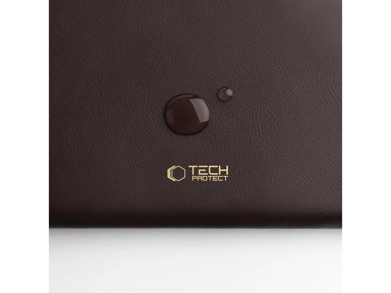 Tech-Protect Fleece Laptop Bag 13-14" - Brown