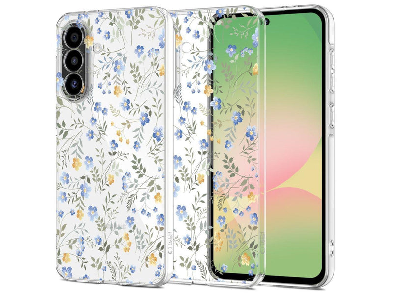 Tech-Protect FlexAir Case for Samsung Galaxy A56 5G - Daisies with Leaves
