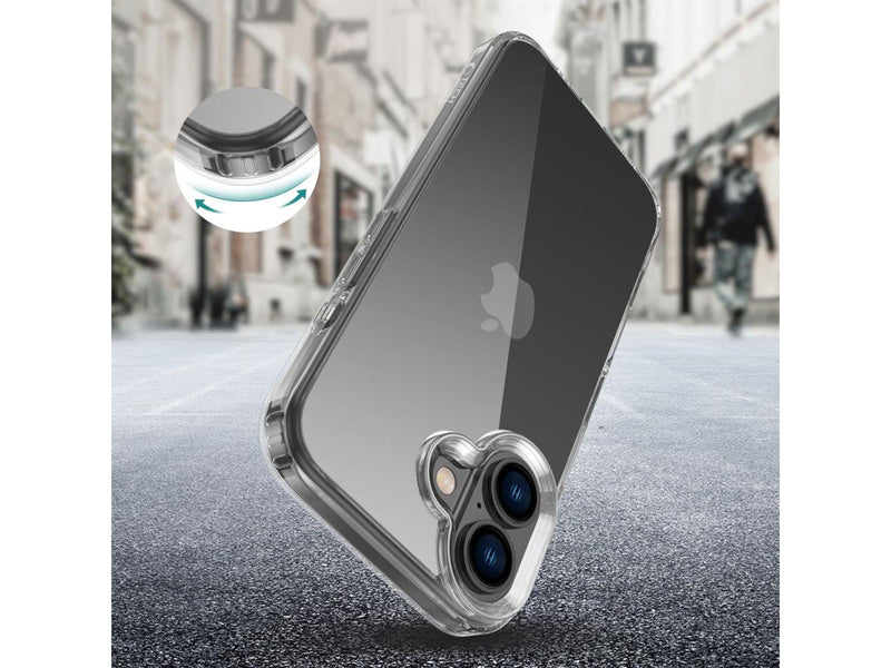 Tech-Protect FlexAir Hybrid Case for iPhone 16 - Transparent