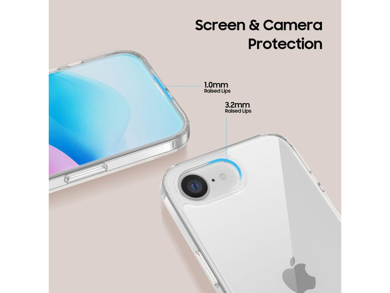 Tech-Protect FlexAir Hybrid Case for iPhone 16e / 17e - Transparent