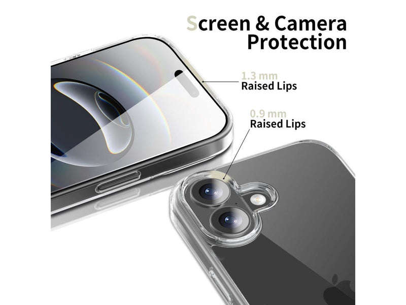 Tech-Protect FlexAir Hybrid Case for iPhone 17 - Transparent
