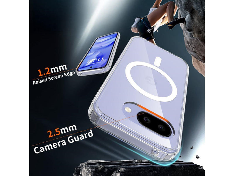 Tech-Protect FlexAir Hybrid MagSafe Case for Google Pixel 10A - Transparent