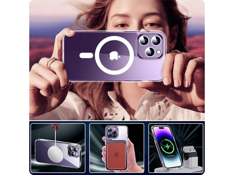Tech-Protect  FlexAir Hybrid MagSafe Case for Samsung Galaxy S24 - Transparent