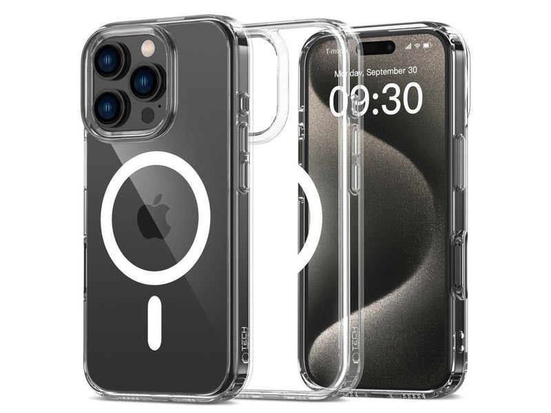 Tech-Protect FlexAir Hybrid MagSafe Case for iPhone 16 Pro - Clear
