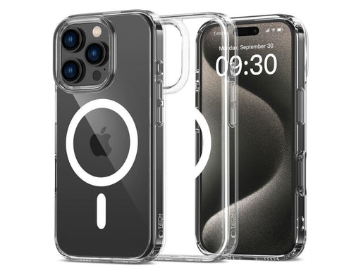 Tech-Protect FlexAir Hybrid MagSafe Case for iPhone 16 Pro - Clear