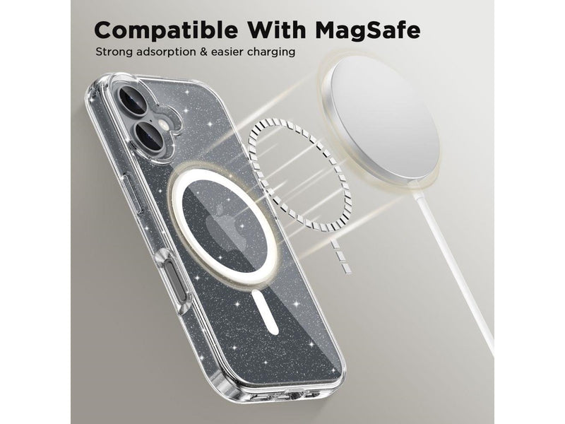 Tech-Protect FlexAir Hybrid MagSafe Case for iPhone 16 - Transparent