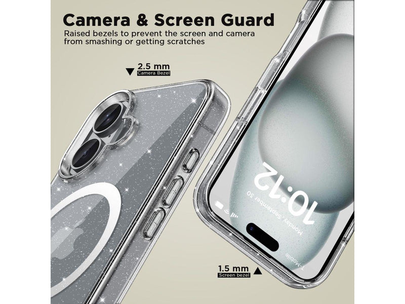 Tech-Protect FlexAir Hybrid MagSafe Case for iPhone 16 - Transparent