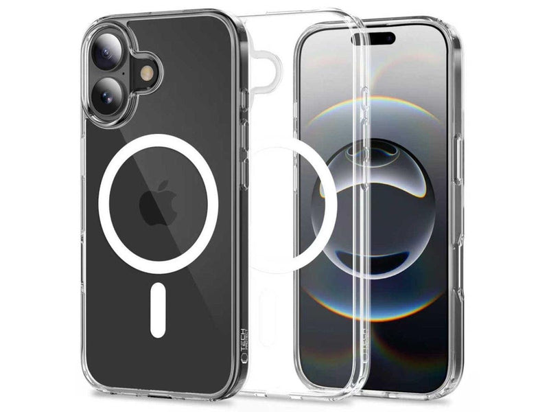 Tech-Protect  FlexAir Hybrid MagSafe Case for iPhone 17 - Transparent