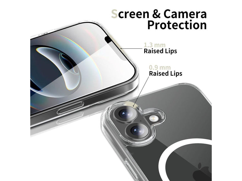 Tech-Protect  FlexAir Hybrid MagSafe Case for iPhone 17 - Transparent