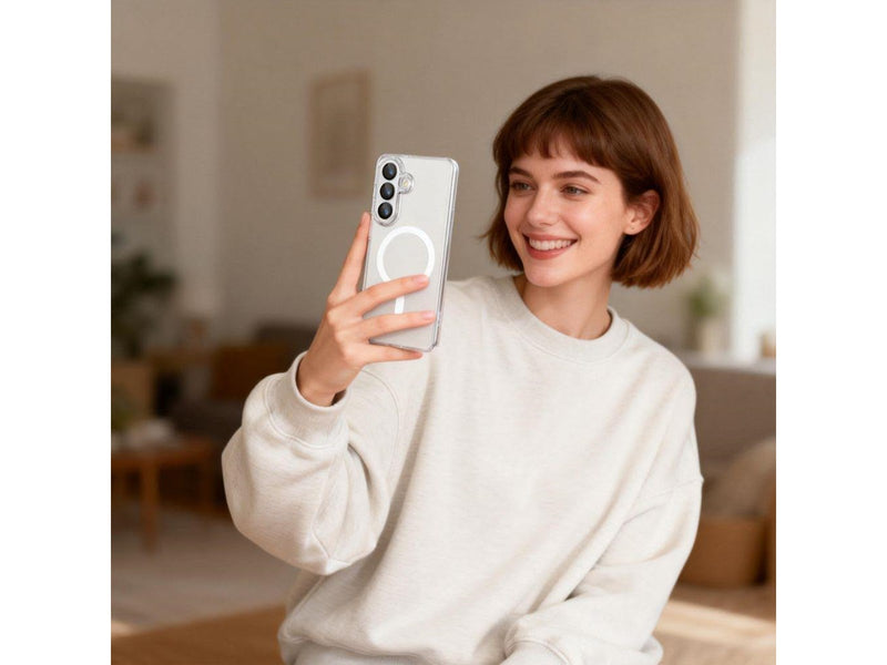 Tech-Protect  FlexAir MagSafe Case for Samsung Galaxy S26 - Transparent